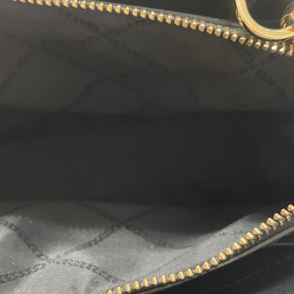 Michael Kors Edith Saffiano Satchel Handbag, Crossbody Black Pre-Owned - Picture 7 of 15